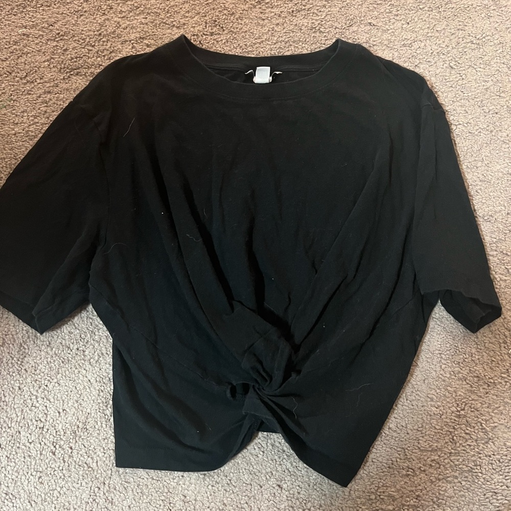 Top Shop Knot crop tee